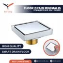 FLOOR DRAIN MINIMALIS STAINLEES SUS 304 - SILVER