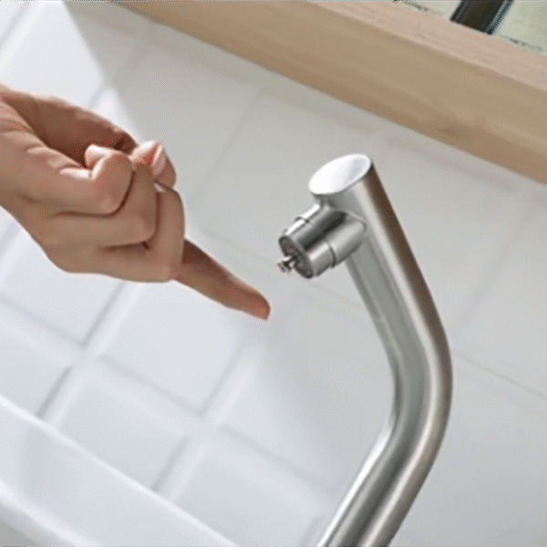 KERAN WASTAFEL KERAN ON OFF TOUCH TAP STAINLESS STEEL SUS 304 CHR