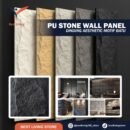 PU Stone Wall Panel Dinding Aesthetic Motif Batu Premium