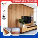PVC Wallboard Dinding Motif Kayu Premium High Quality
