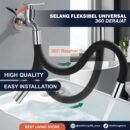 Selang Flexible Elastis Ekstensi 360 Derajat Selang Bengkok Sambungan Kran Air Bisa Di Putar Universal
