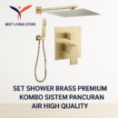 Set Shower Brass Premium Kombo Sistem Pancuran Air High Quality