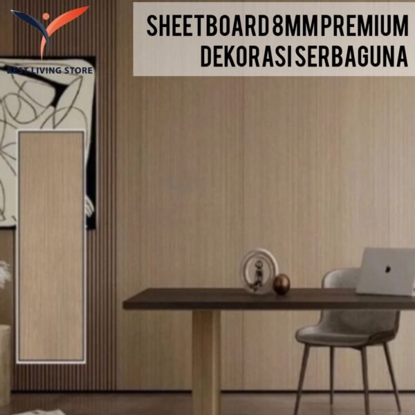 SHEET BOARD 8MM PAPAN DINDING DEKORASI SERBAGUNA PREMIUM